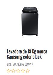 Lavadora 19 KG en Jetstereo