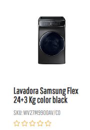 Lavadora 24 KG en Jetstereo