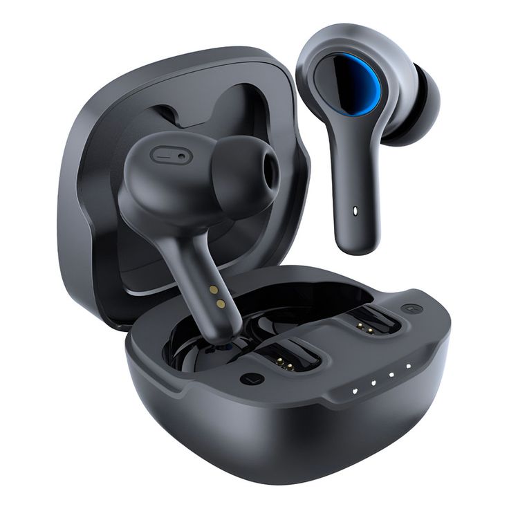 Auriculares inalambricos en su estuche